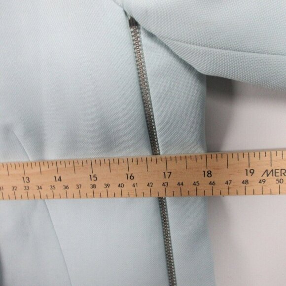 Club Monaco Blazer Women Light Green Open Wool Blend Career Office Work 506 - Picture 13 of 15